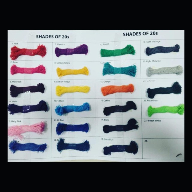cotton dyed yarn