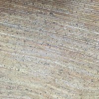 Cork fabric supplier in China natural stripe cork fabric for shoes and handbags