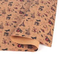 Eco-Friendly Printed Cork Fabric