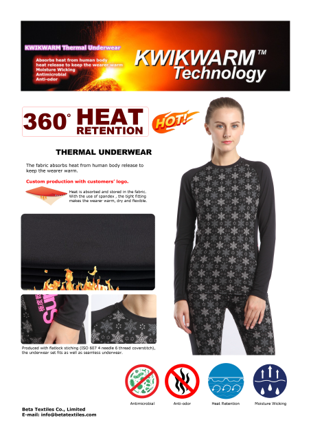 Kwikwarm Fabrics: Innovative Heat Retention for Winter Comfort