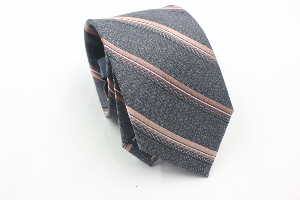 Stripe Men Necktie - Fashionable Polyester Necktie for Men