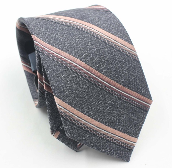 Stripe Men Necktie - Fashionable Polyester Necktie for Men