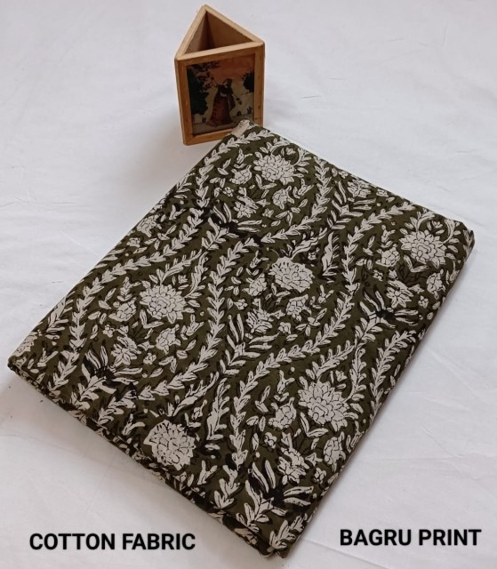 Bagru Hand Block Printed Cotton Fabric