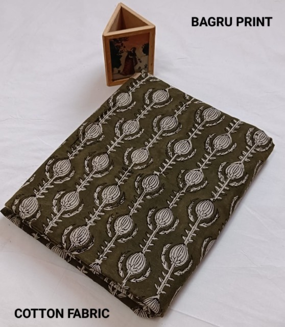 Bagru Hand Block Printed Cotton Fabric