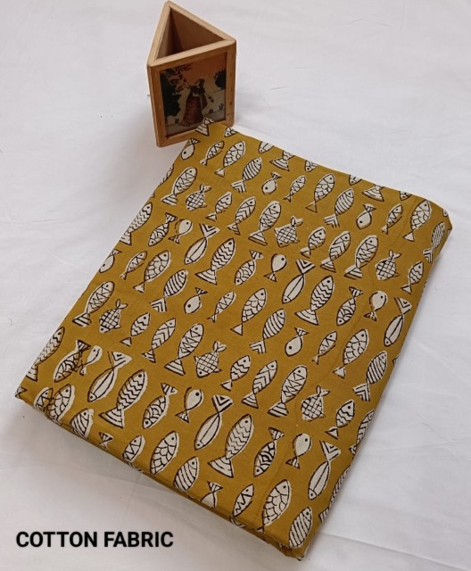 Bagru Hand Block Printed Cotton Fabric