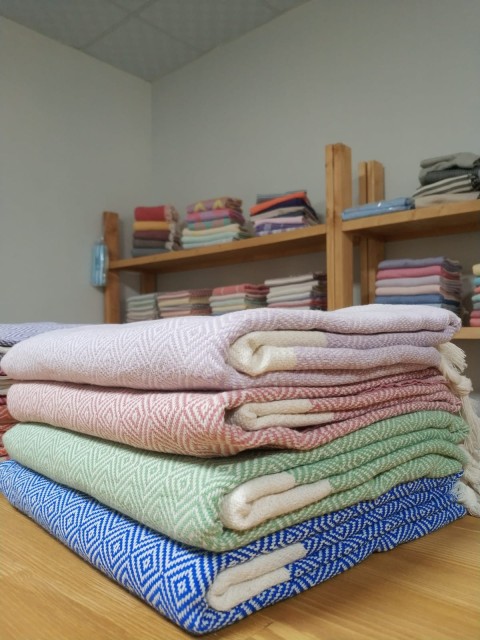 Hammam Peshtemal Towels - Diamond Hamam Turkish Towels