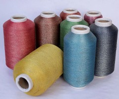 Zebra/Neem Zari Yarn - Textile Brilliance and Strength
