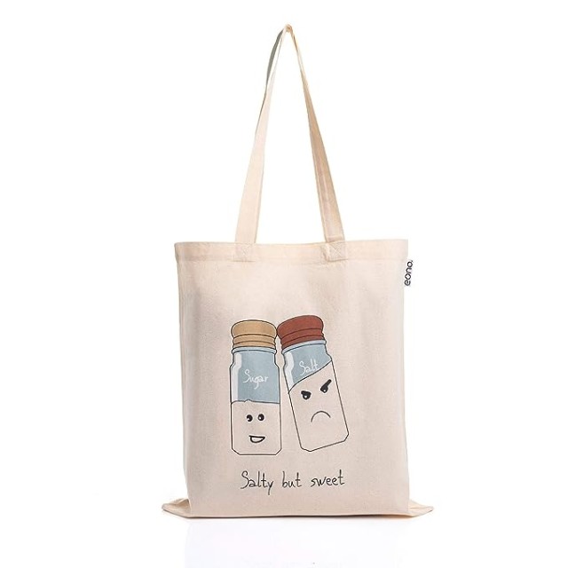 Organic Cotton Tote Bag Shopping Handbag