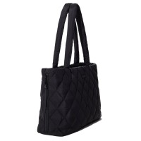 Large Soft Quilted Tote Bag With Laptop and Cup Holder