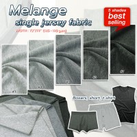 Single Jersey Melange Knitted Fabric for Comfortable Clothing