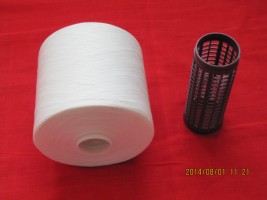 100% Polyester Sewing Thread Raw White 40S/2 Bulk Supplier