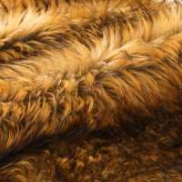 Jacquard Faux Fur Fabrics Long Pile for Home Textiles