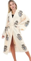 Eco Friendly Muslin Printed Bathrobe for B2B Wholesale