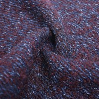 Wool Cotton Boucle Fabric for Stylish Coats and Apparel