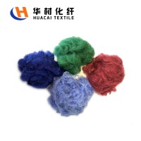 Recycled Colored Polyetser Staple Fiber Polyester 1.2D-60D 3-102mm 5.6GPD Colors