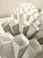 Hole-in-hole 38mm Honeycomb Blinds Fabric 280 GSM Matte Finish